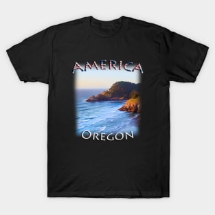 America - Oregon - Heceta Head Lighthouse T-Shirt